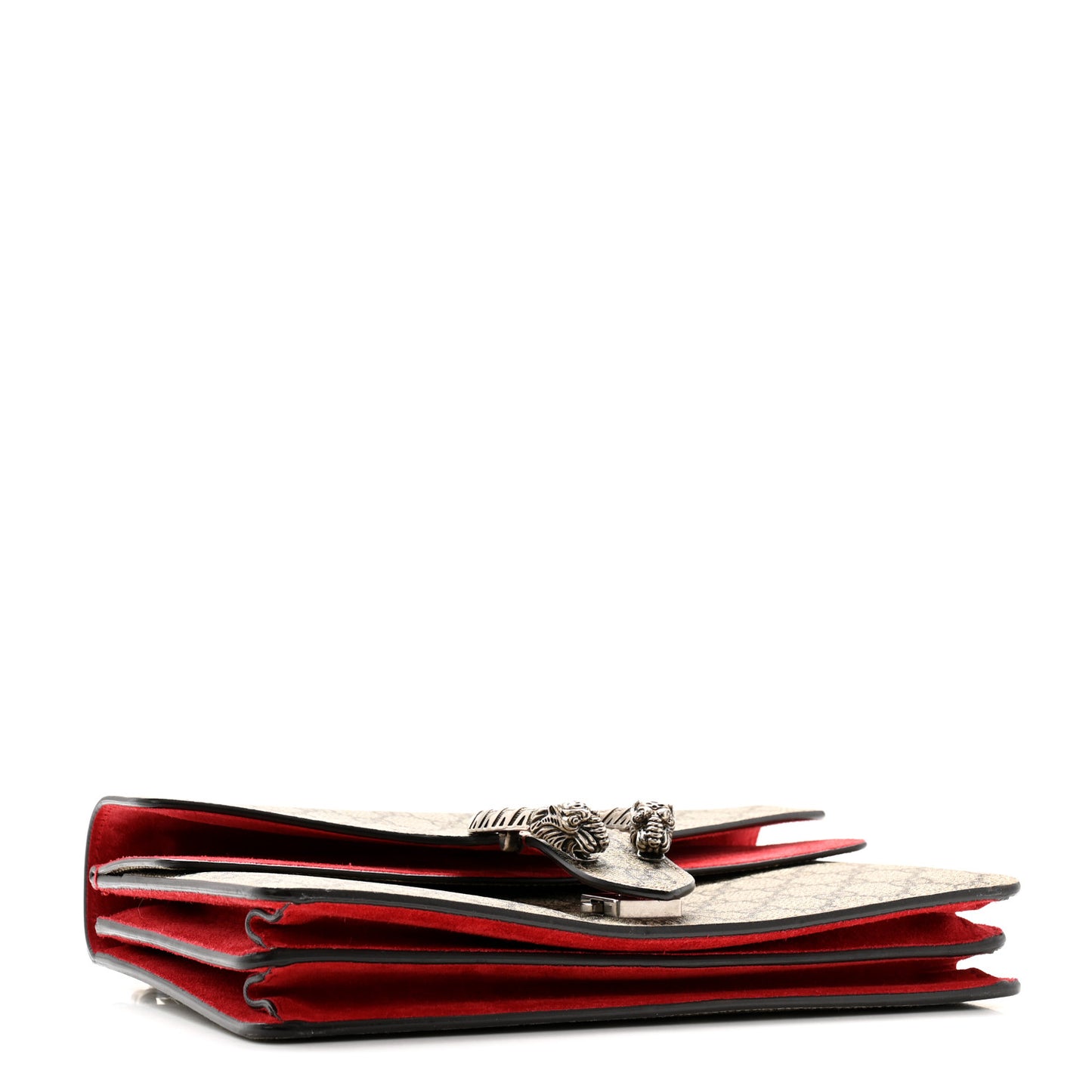 GG Supreme Monogram Small Dionysus Shoulder Bag Red