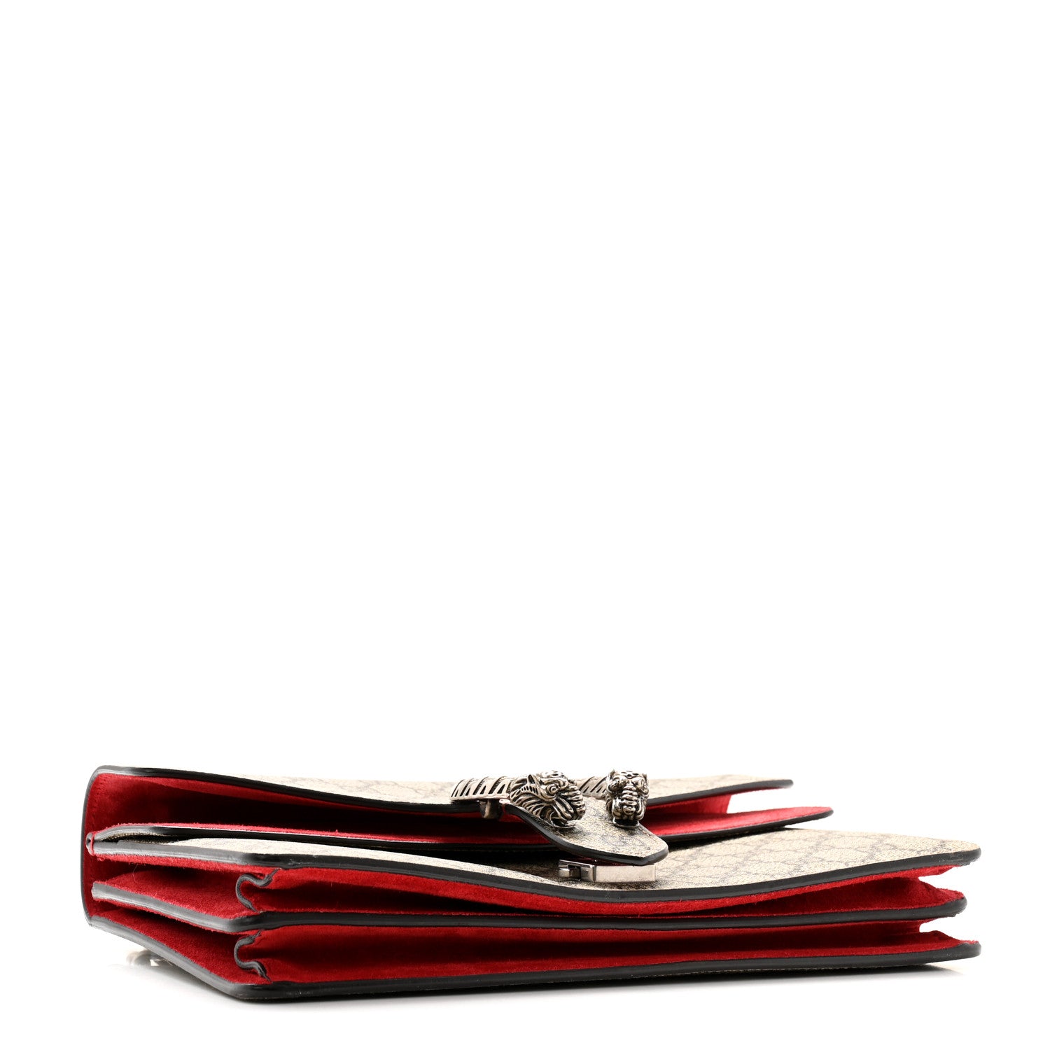 Gucci GG Supreme Monogram Small Dionysus Shoulder Bag Red 4 of 14