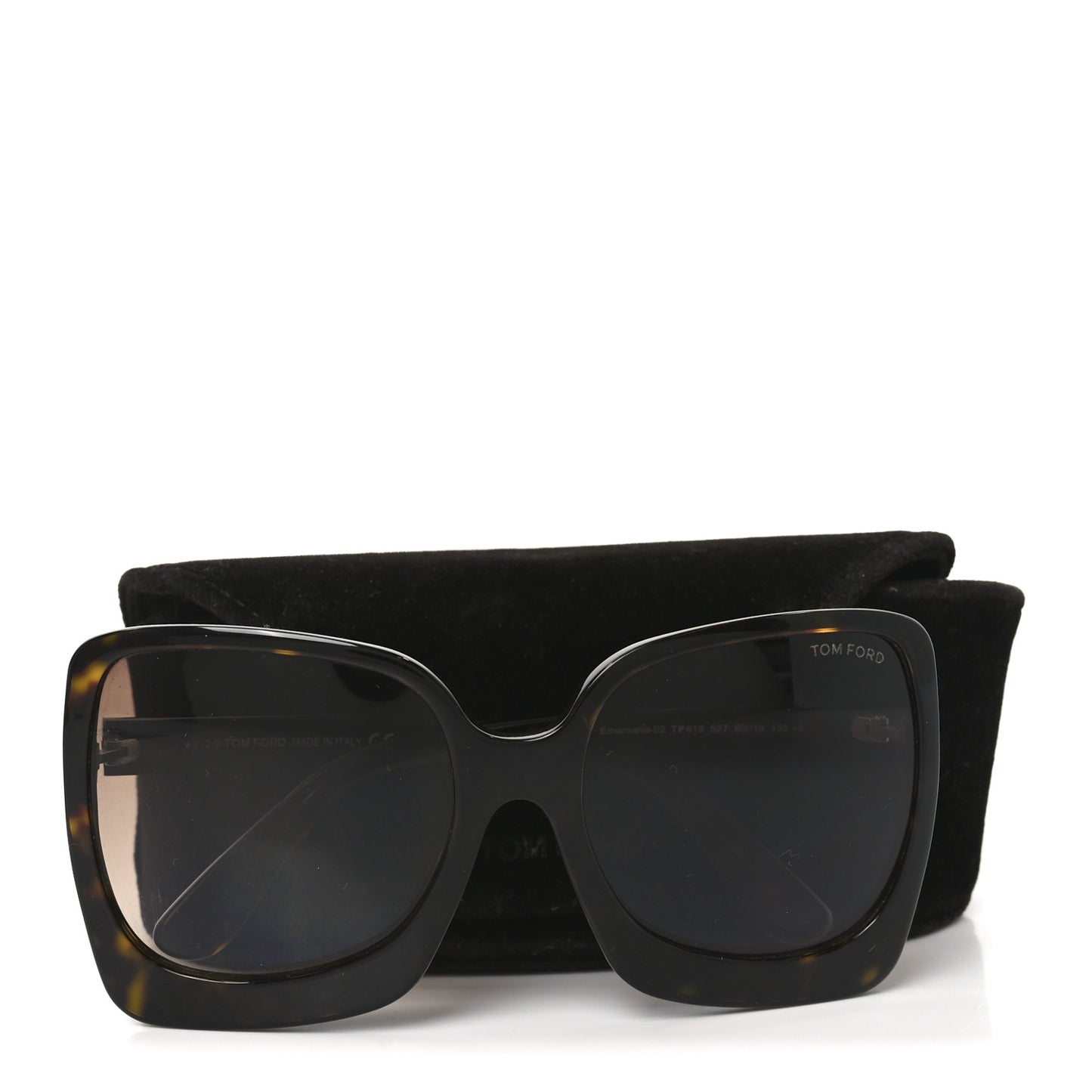 Acetate Emmanuella Sunglasses TF618 Havana