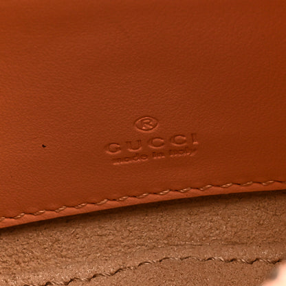 Gucci Calfskin Vertical Ring Matelasse Mini GG Marmont Half Moon Hobo Peachy Chic 6 of 8