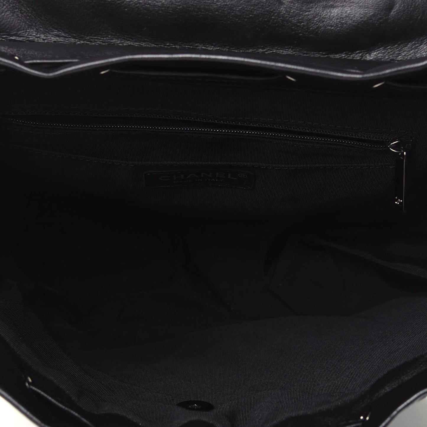 Lambskin Quilted Large Urban Spirit Backpack Black