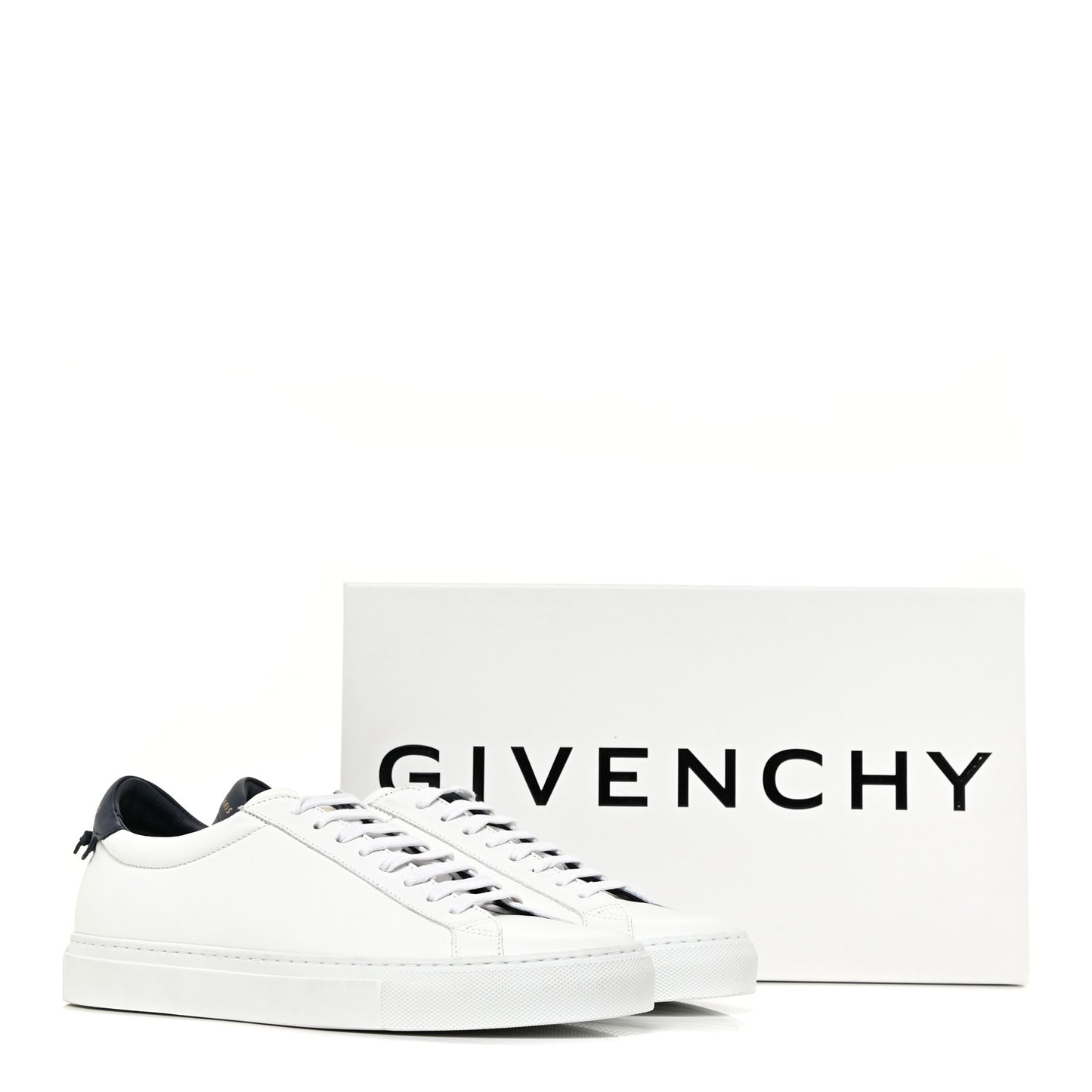 Calfskin Mens Urban Street Sneakers 41 White Navy