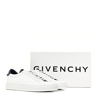 Givenchy Calfskin Mens Urban Street Sneakers 41 White Navy 10 of 10