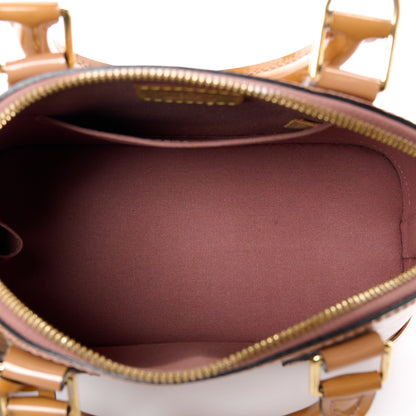 Louis Vuitton Vernis Alma BB Rose Velours 5 of 14