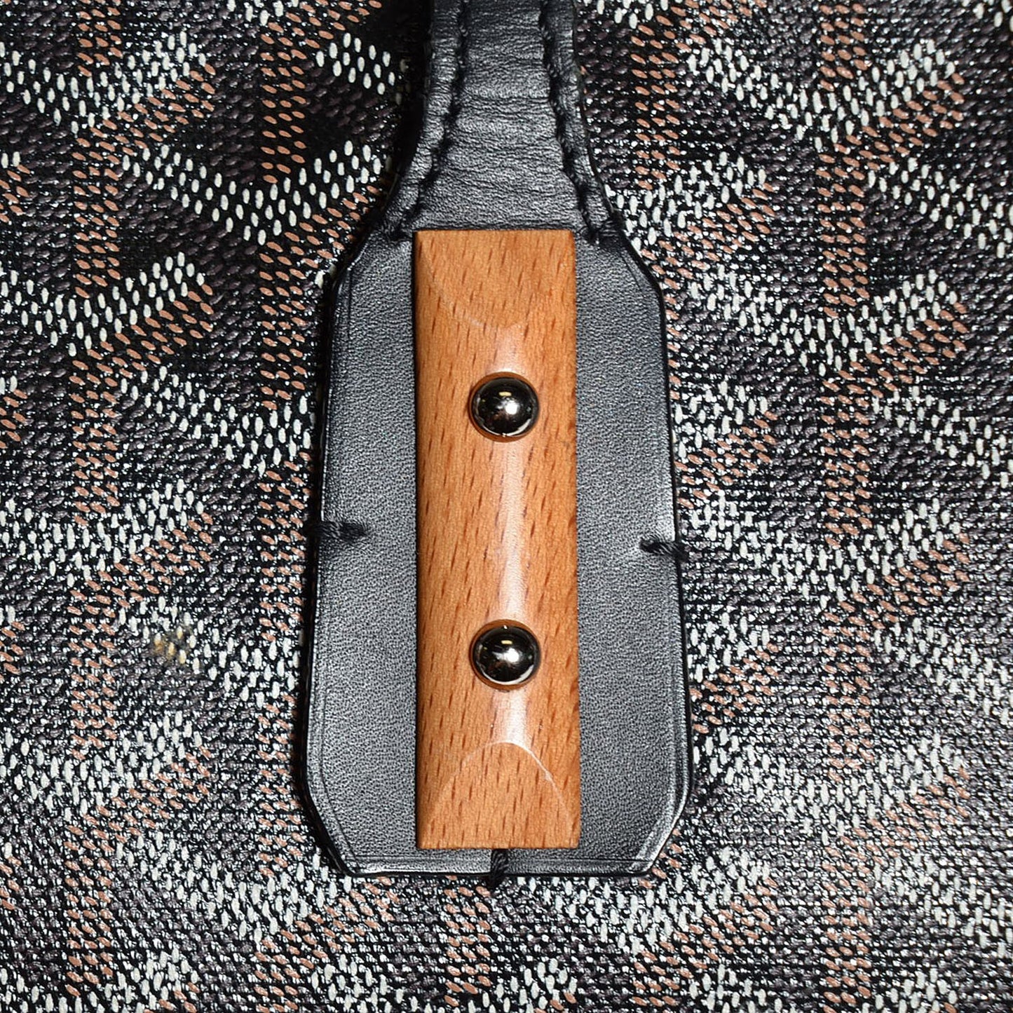 Goyardine Marquises Tote Black
