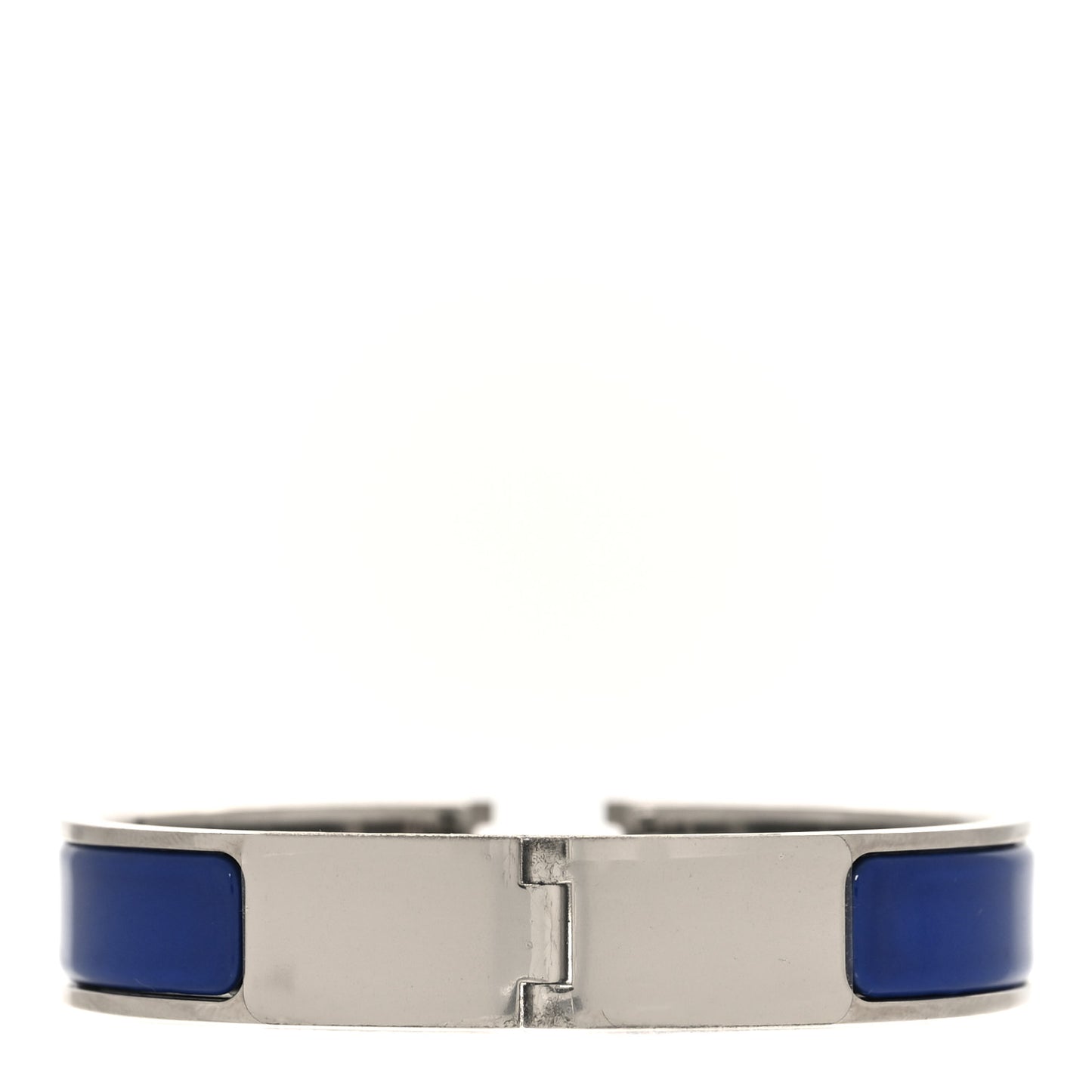Narrow Enamel Clic Clac H Bracelet PM Bleu Royal