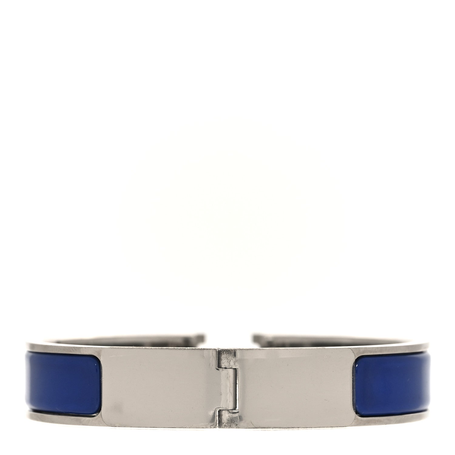 Hermes Narrow Enamel Clic Clac H Bracelet PM Bleu Royal 3 of 5