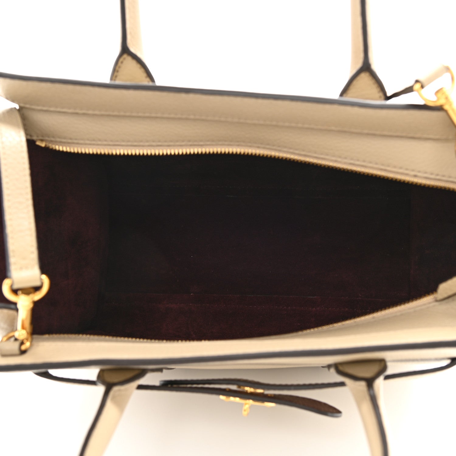 Mulberry Classic Grain Small Bayswater Zip Tote Dune 5 of 9