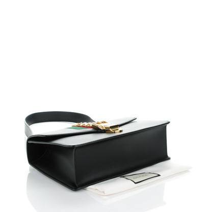 Gucci Calfskin Small Sylvie Shoulder Bag Black 4 of 7