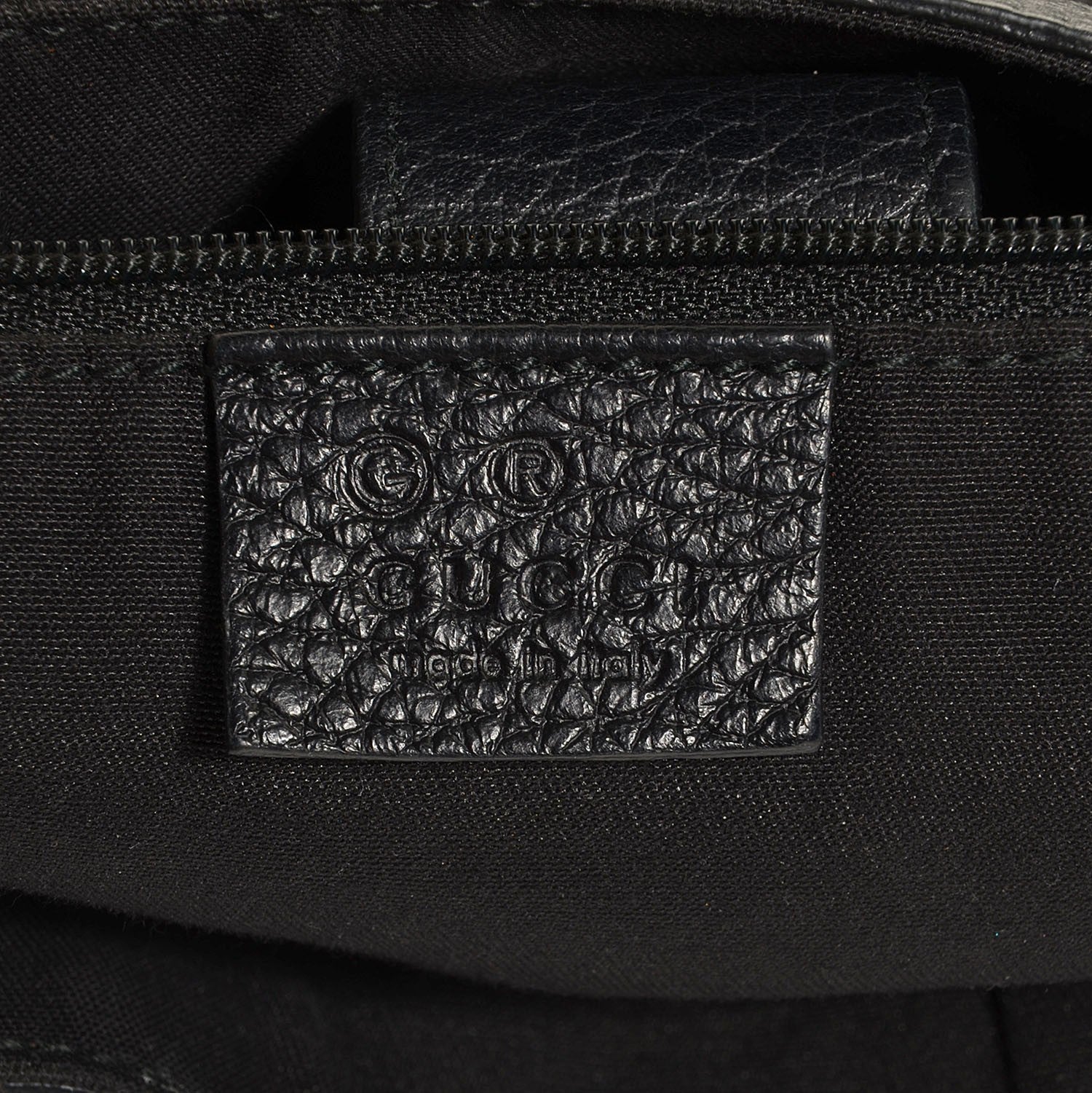 Gucci Leather Medium Convertible Abbey Tote Black 6 of 7