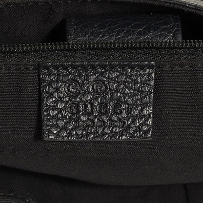 Gucci Leather Medium Convertible Abbey Tote Black 6 of 7