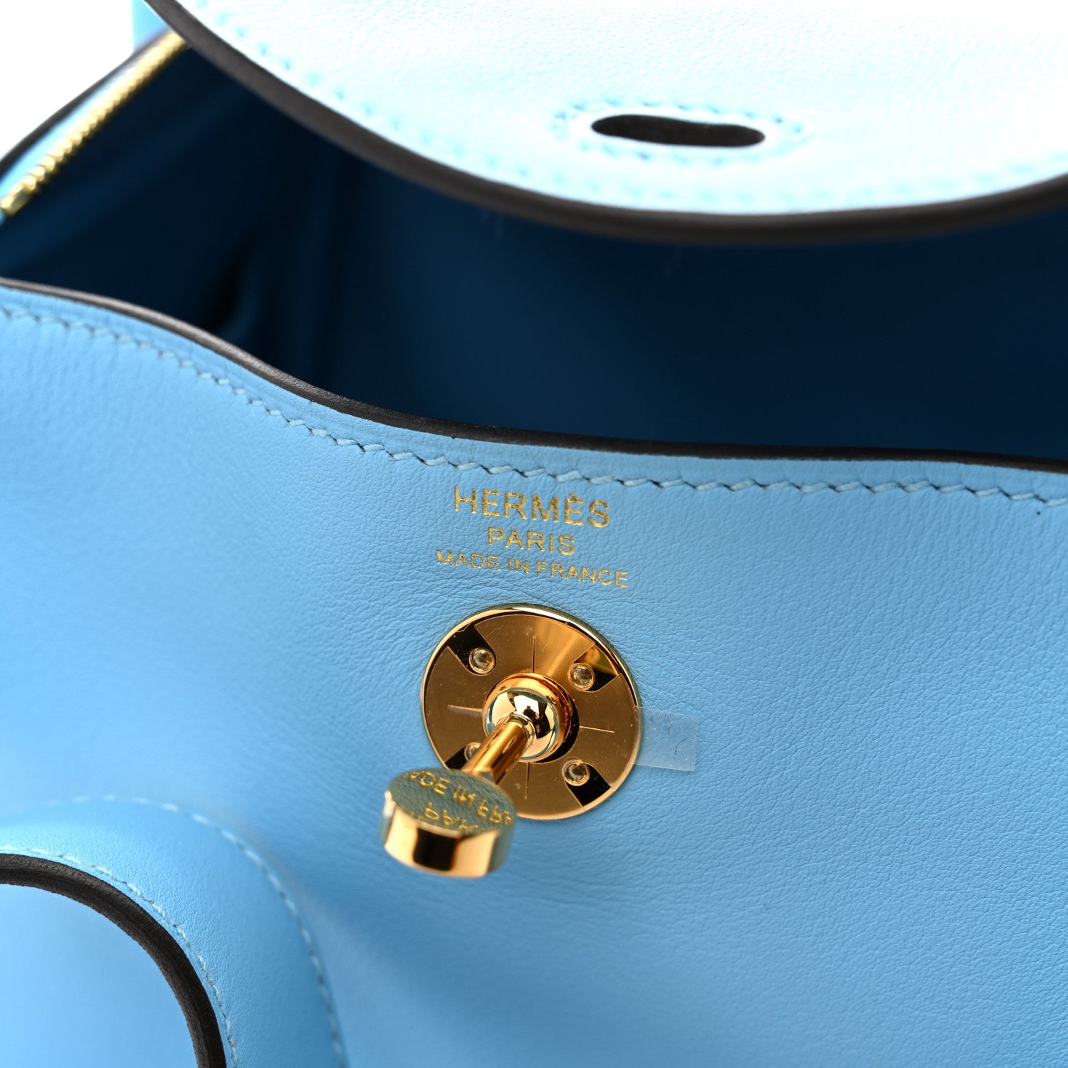 Hermes Swift Mini Lindy 20 Celeste 6 of 10