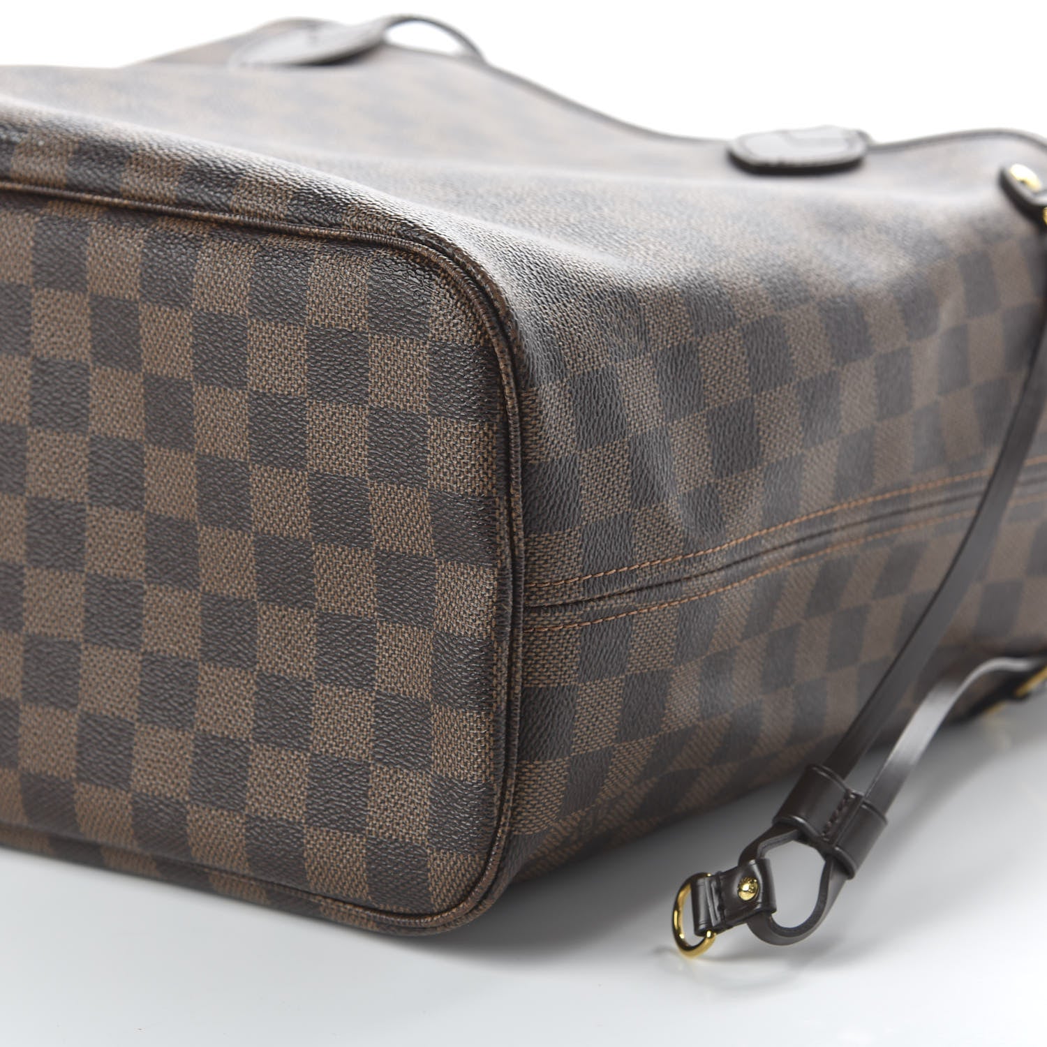 Louis Vuitton Damier Ebene Neo Neverfull MM Rose Ballerine 7 of 10