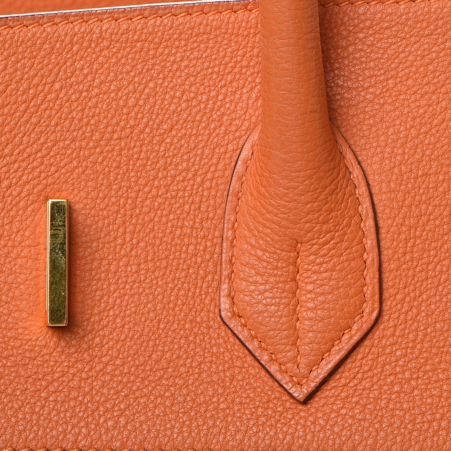 Togo Vibrato Birkin 35 Orange