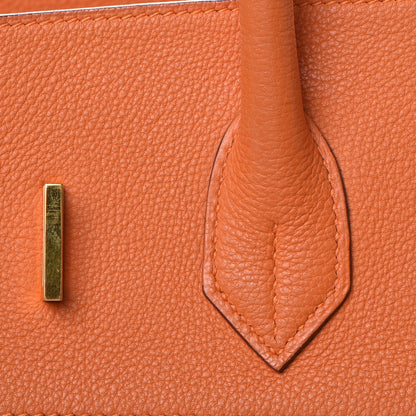 Hermes Togo Vibrato Birkin 35 Orange 27 of 37