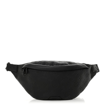 Louis Vuitton Calfskin Monogram Shadow Discovery Bumbag Black 1 of 9