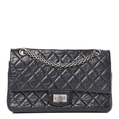 Chanel Aged Calfskin Quilted 2.55 Reissue 225 Flap Black 1 of 12