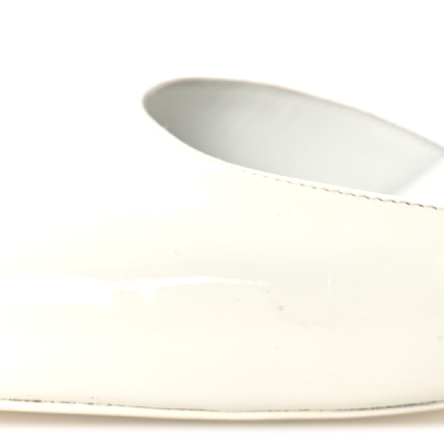 Chanel Patent Calfskin CC Pumps 37 White Black 11 of 12