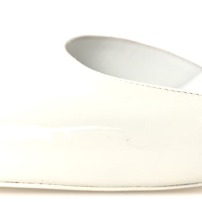 Chanel Patent Calfskin CC Pumps 37 White Black 11 of 12