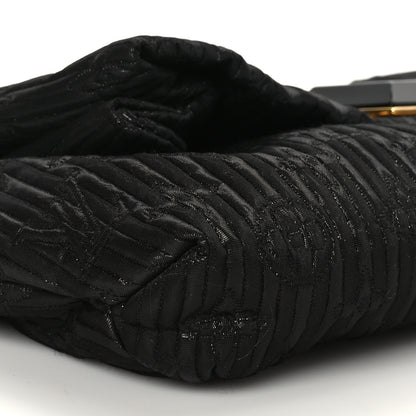 Louis Vuitton Jacquard Quilted Monogram Altair Clutch Black Black 7 of 8