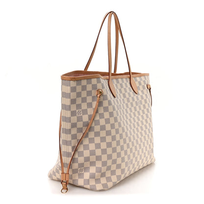 Louis Vuitton Damier Azur Neo Neverfull GM Rose Ballerine 5 of 19