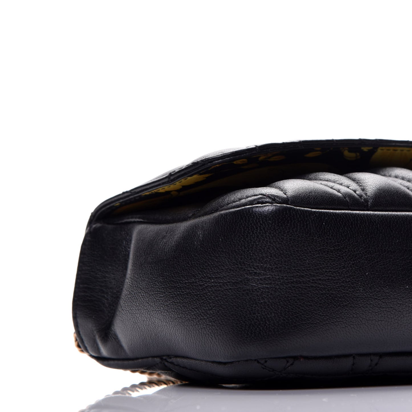 Nappa Quilted Virtus Evening Bag Black