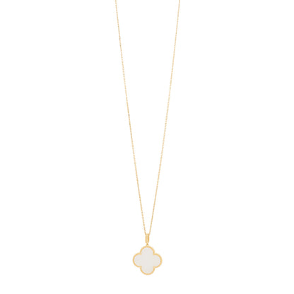 Van Cleef & Arpels 18K Yellow Gold Mother of Pearl Magic Alhambra Long Necklace 1 of 4