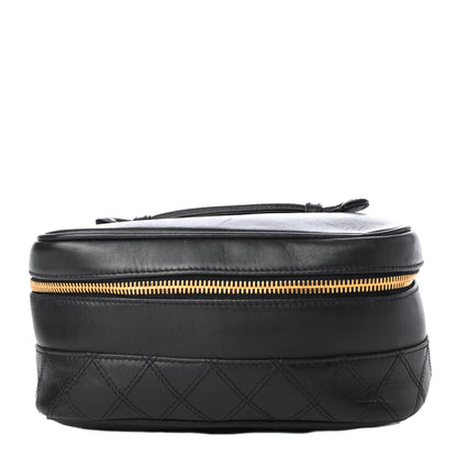 Chanel Calfskin Vanity Cosmetic Bag Black 1 of 11