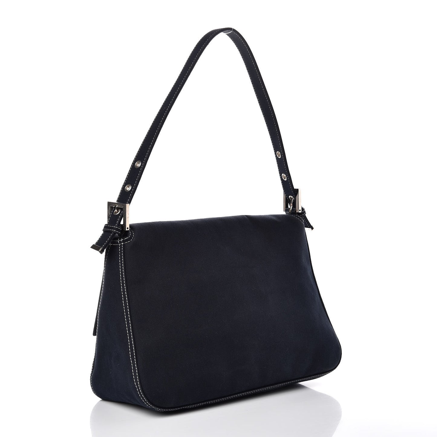 FENDI Canvas Mama Baguette Blue