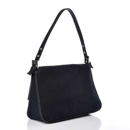 Tiffany FENDI Canvas Mama Baguette Blue 3 of 9