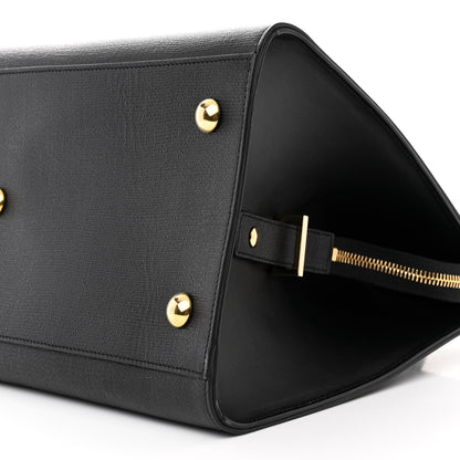 Saint Laurent Textured Calfskin Medium Classic Y Cabas Black 10 of 10