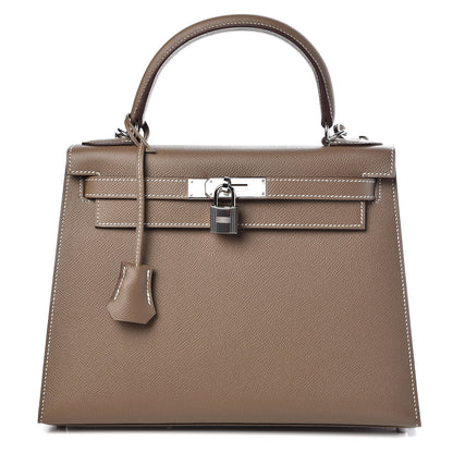 Hermes Epsom Kelly Sellier 28 Etoupe 1 of 39