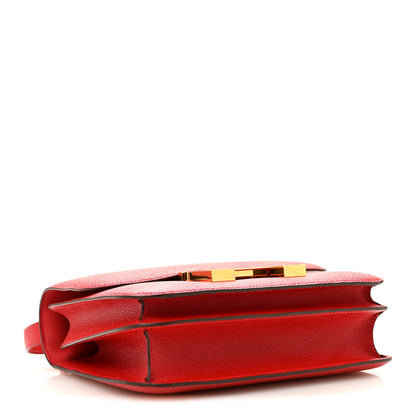 Hermes Epsom Constance 24 Rouge Casaque 4 of 10