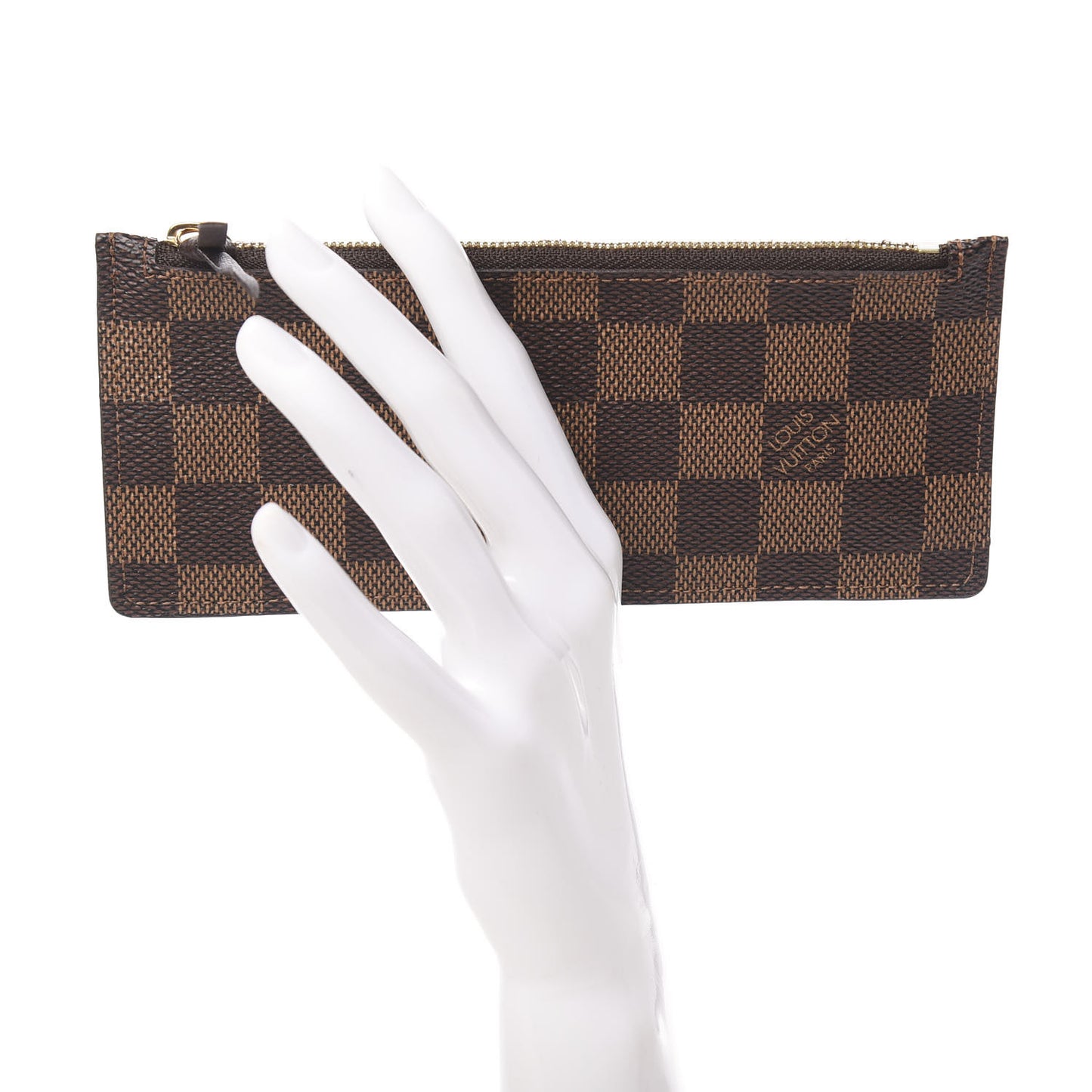 Damier Ebene Wallet Zippered Insert