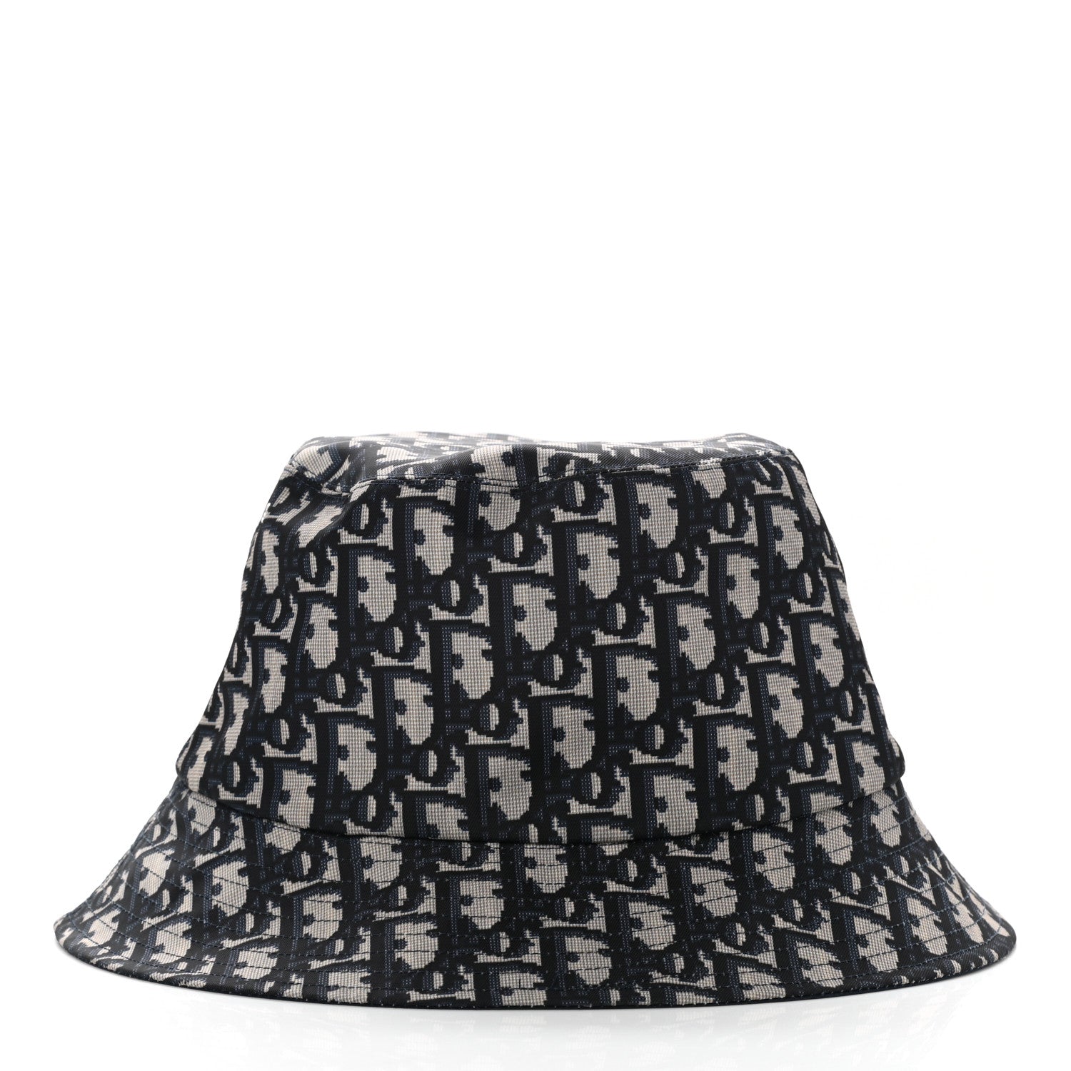 Christian Dior Oblique Reversible Teddy-D Brim Bucket Hat 59 Blue 5 of 17