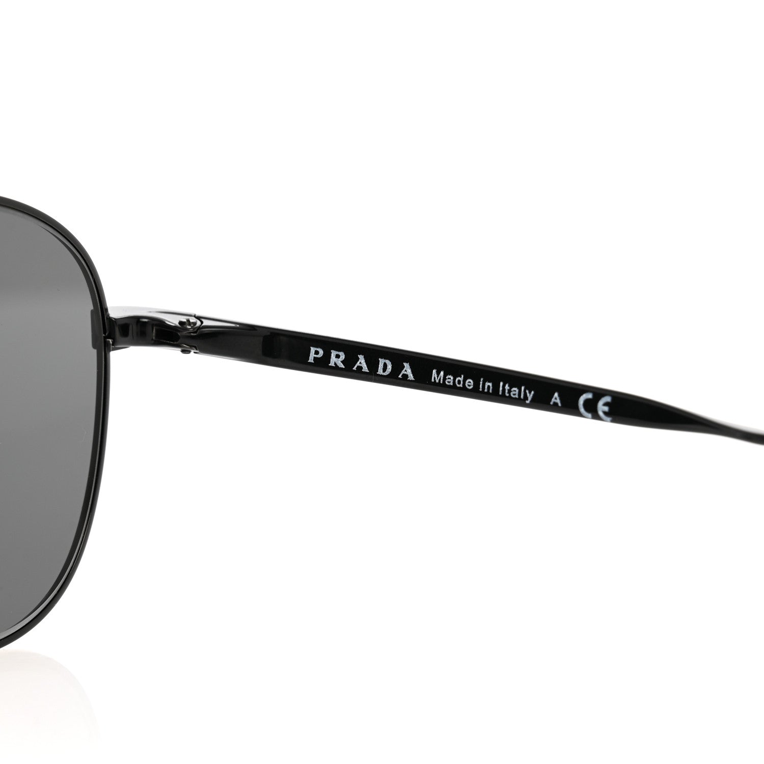 Prada Aviator Sunglasses SPR 70V Black 6 of 6