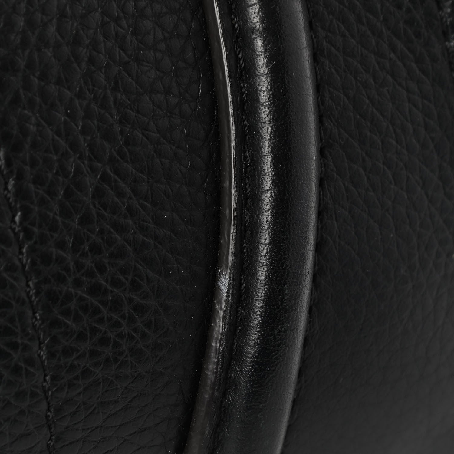 Celine Drummed Calfskin Mini Luggage Black 11 of 14