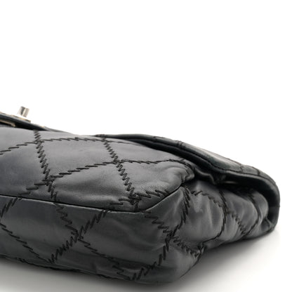 Chanel Lambskin Ultimate Stitch Maxi Flap Black 10 of 11