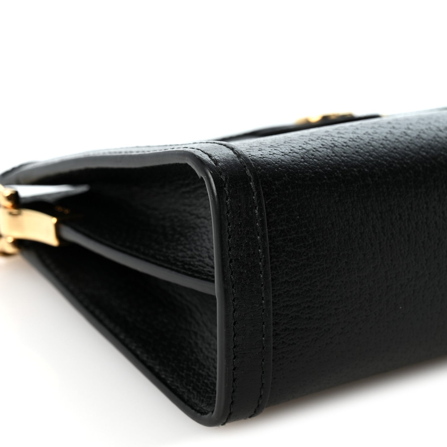 Calfskin GG Web Small Ophidia Chain Shoulder Bag Black