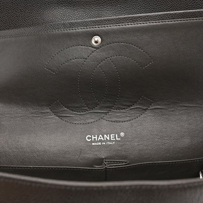 Chanel Caviar Quilted Jumbo Double Flap Grey 15 of 15