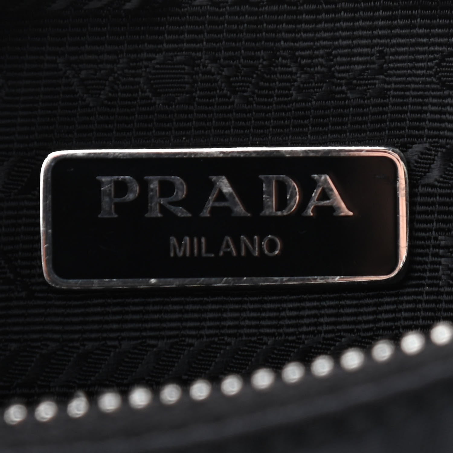 Prada Nylon Re-Edition 2005 Shoulder Bag Black 8 of 10