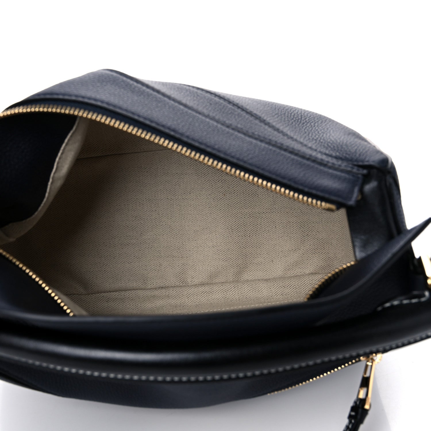 Loewe Calfskin Medium Puzzle Bag Midnight Blue Black 9 of 10