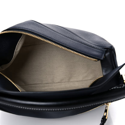 Loewe Calfskin Medium Puzzle Bag Midnight Blue Black 9 of 10