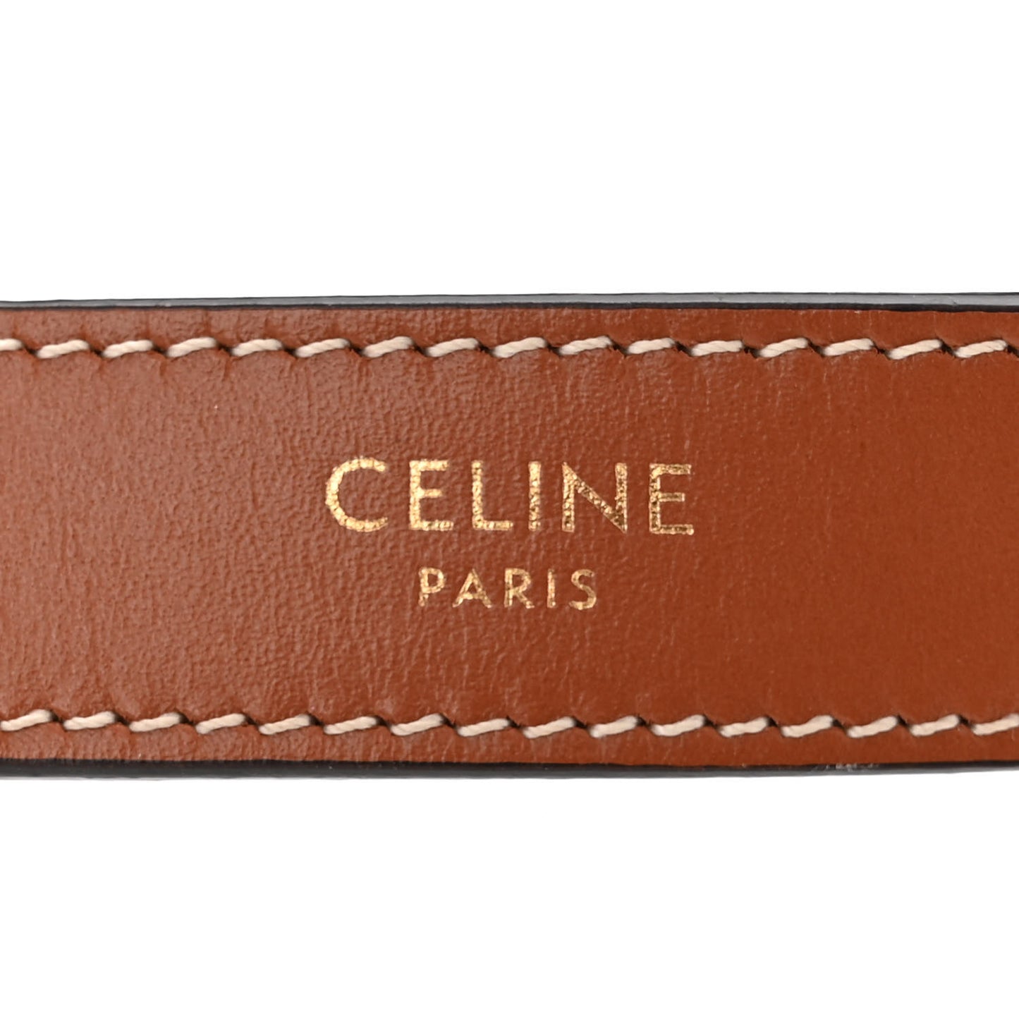 Triomphe Canvas Calfskin Ava Shoulder Bag Tan