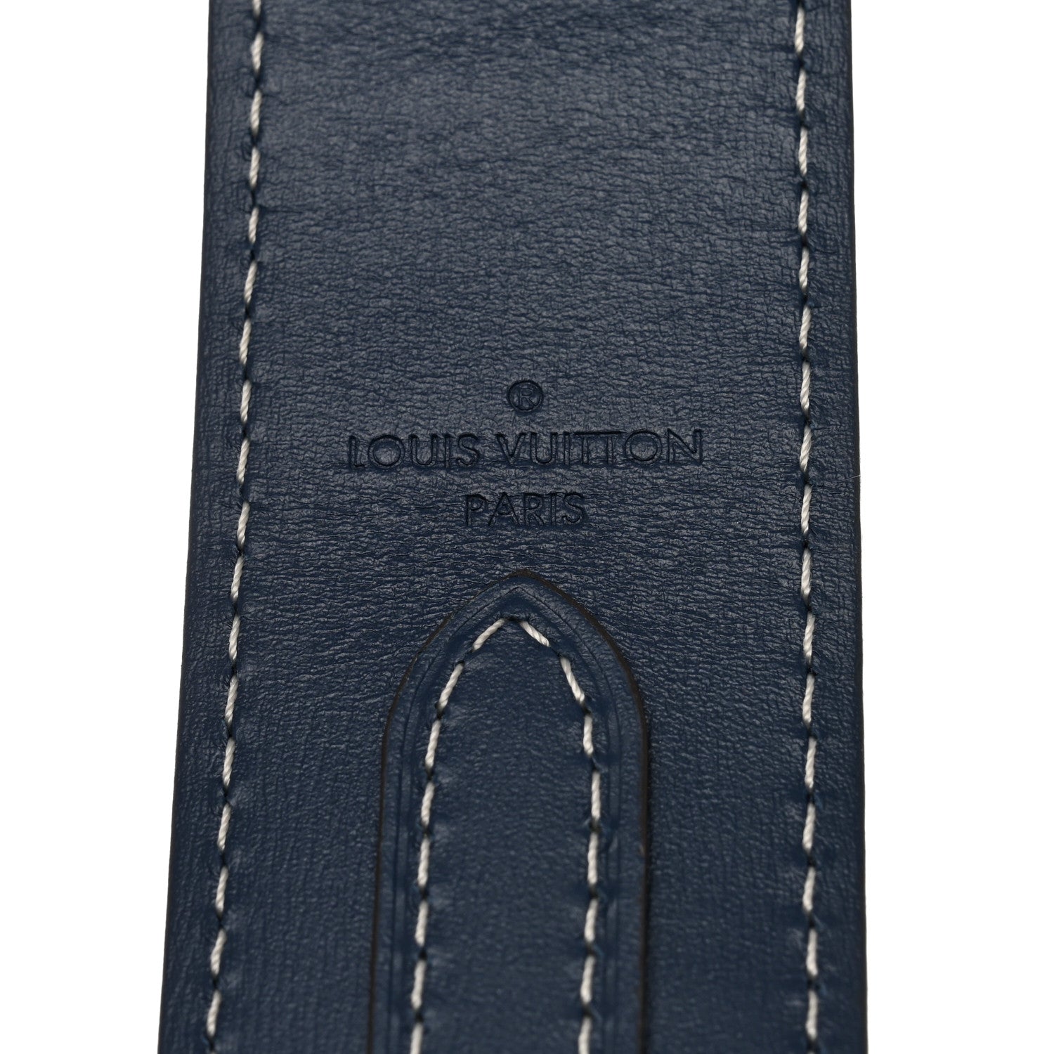 Louis Vuitton Denim Monogram Jacquard Bandouliere Shoulder Strap Bleu 3 of 5