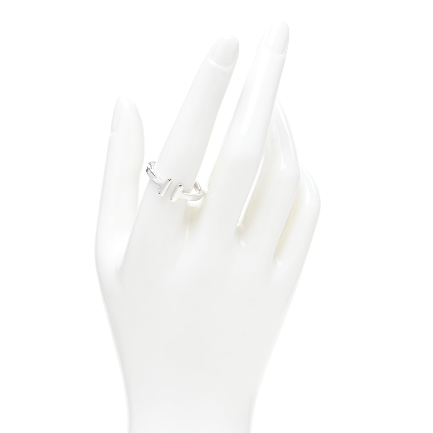 Sterling Silver T Square Ring 60 9