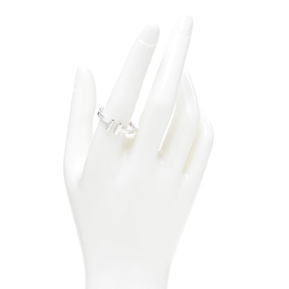 Tiffany Sterling Silver T Square Ring 60 9 2 of 4