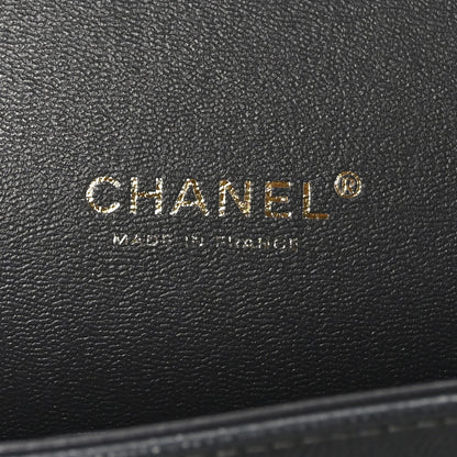 Chanel Caviar Quilted Maxi Double Flap Dark Grey 6 of 10