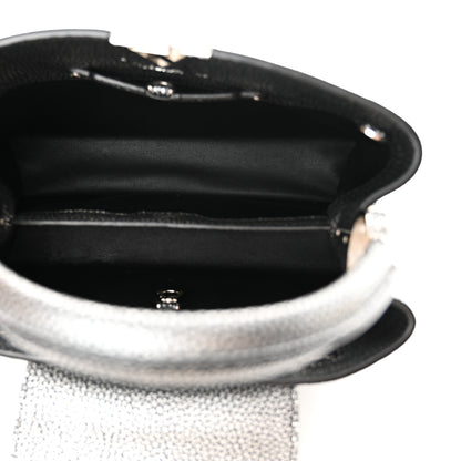 Louis Vuitton Taurillon Capucines MM Chrome 5 of 11