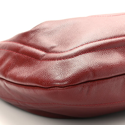Chanel Caviar CC Timeless Shoulder Bag Red 8 of 9